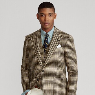 Ralph Lauren The RL67 Houndstooth Tweed Jacket - ShopStyle Outerwear