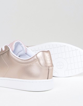 Lacoste Carnaby Evo Rose Gold Sneakers