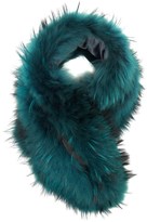Thumbnail for your product : Charlotte Simone Berry Red Fur Scarf Cuff