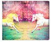 Thumbnail for your product : Oliver Gal 'Unicorns Dusk' Wall Art