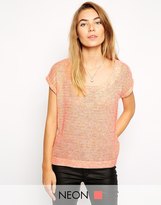 Thumbnail for your product : American Retro Laura Short Sleeve Sweater