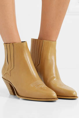 Golden Goose Sunset Leather Ankle Boots