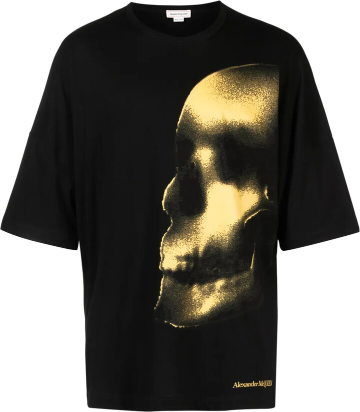 Alexander McQueen Skull-print cotton T-shirt
