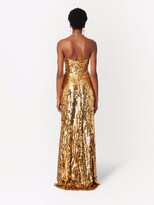 Thumbnail for your product : Carolina Herrera Sequinned Strapless Gown