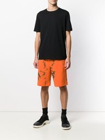 Thumbnail for your product : Helmut Lang Die-Dye Track Shorts
