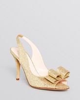 Thumbnail for your product : Kate Spade Evening Pumps - Celeste Slingback Bow Gold