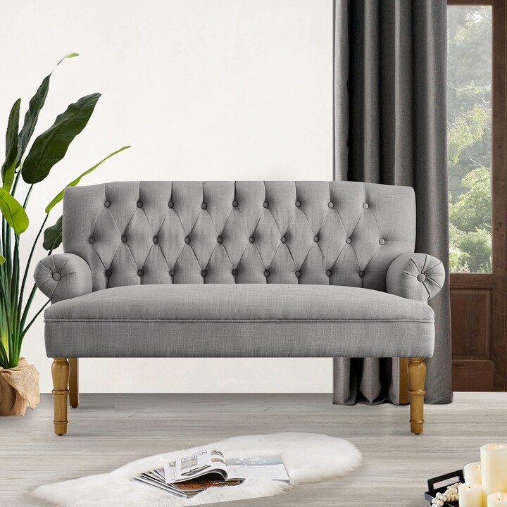 Rosevera Drennan Loveseat para Sala Love Seats Furniture Sofa in a Box