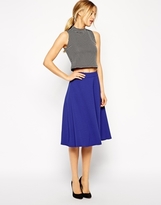 Thumbnail for your product : ASOS Woven Midi Skirt In Crepe