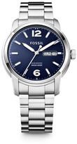 Thumbnail for your product : Fossil Swiss Made Day/Date Stainless Steel Watch