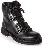 Thumbnail for your product : Jimmy Choo Black Breeze Studded Leather Combat Boots