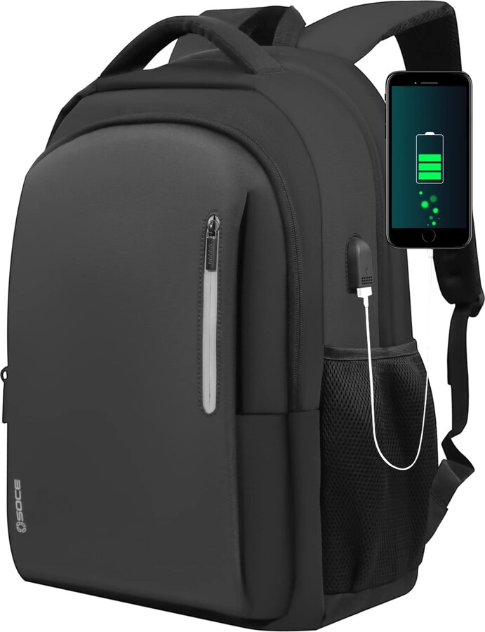 OSOCE Laptop Backpack 15.6 Inch Business Laptop Rucksack Bag with USB