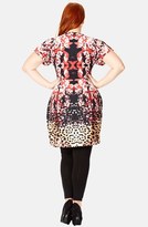 Thumbnail for your product : City Chic 'Jungle Crawl' Split Sleeve Tunic (Plus Size)