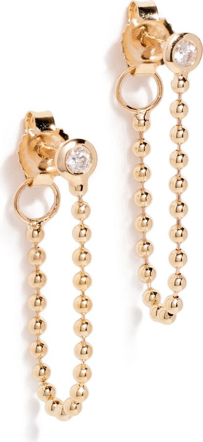 STONE AND STRAND Bedazzle Diamond Earrings