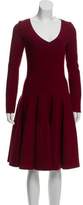 Thumbnail for your product : AlaÃ ̄a Long Sleeve Knee-Length Dress Red AlaÃ ̄a Long Sleeve Knee-Length Dress