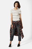 Thumbnail for your product : Topshop Stripe Tee (Brit Pop-In)