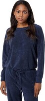 Thumbnail for your product : Barefoot Dreams CozyTerry Dolman Pullover (Indigo) Women's Long Sleeve Pullover