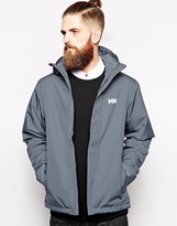 Thumbnail for your product : Helly Hansen Insulated Rain Jacket with Hood - Grey