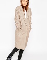 Thumbnail for your product : ASOS COLLECTION Coat in Oversized Fit with Drop Lapel