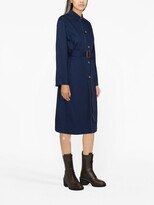 Thumbnail for your product : Polo Ralph Lauren Single-Breasted Cotton Midi Coat