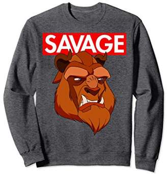 Disney Beauty & the Beast Savage Face Graphic Sweatshirt