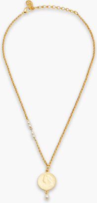 Ben-Amun Gold-tone faux-pearl necklace