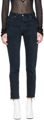 Levi's Olivier Theyskens Black Re/Done Levis Edition Tenim High-Rise Ankle Crop Jeans