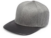 Thumbnail for your product : Rag and Bone 3856 Rag & Bone Leather-Brim Baseball Hat