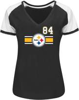 Majestic Ladies Pittsburgh Steelers Top - A. Brown #