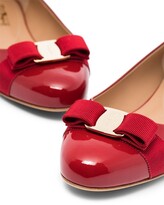 Thumbnail for your product : Ferragamo Vara bow ballerina shoes