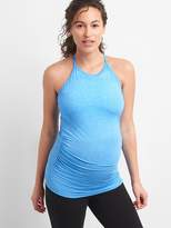 Thumbnail for your product : Maternity Breathe high neck shelf tank