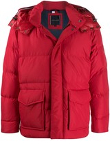 tommy hilfiger red bomber jacket mens