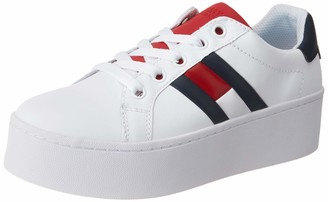 tommy jeans flag flatform trainers