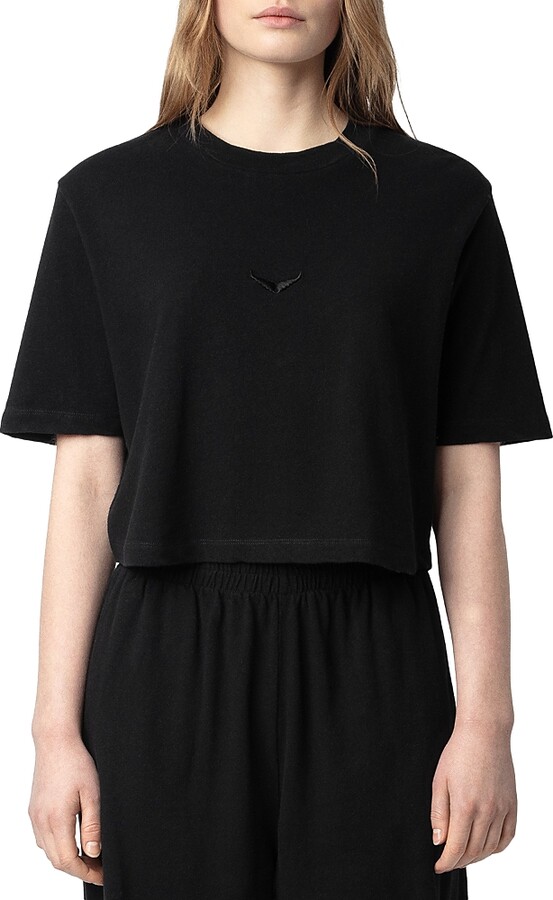 Zadig & Voltaire Mila Cropped Tee