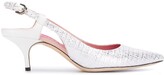Thumbnail for your product : Emilio Pucci Woven Slingback Pumps