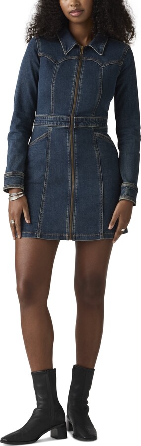 Levi's Women's Retro Denim Bodycon Mini Dress