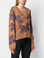Thumbnail for your product : Just Cavalli tiger patterned jumper