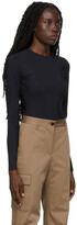 Thumbnail for your product : MM6 MAISON MARGIELA Black Stretch Jersey Bodysuit
