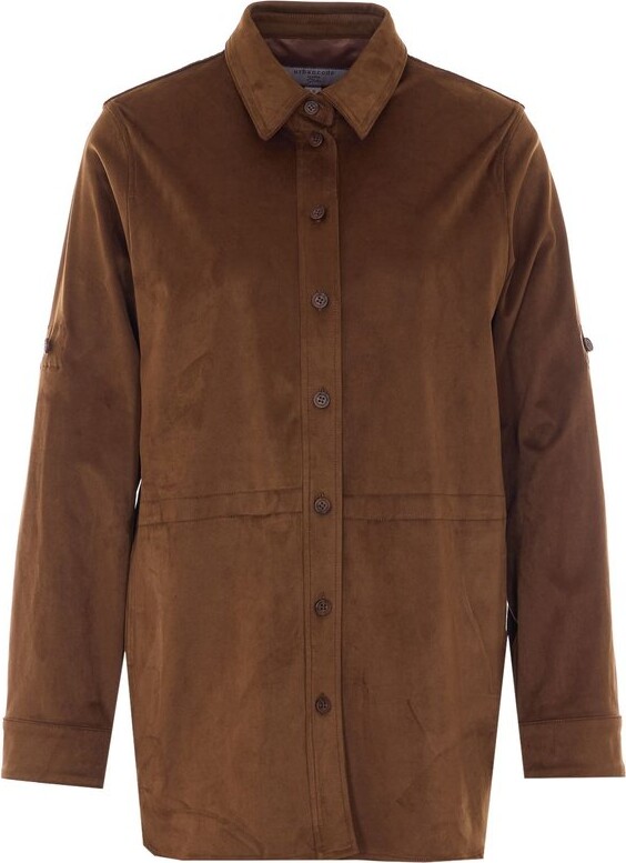 Urban Code Urbancode Suede-Effect Longline Shirt
