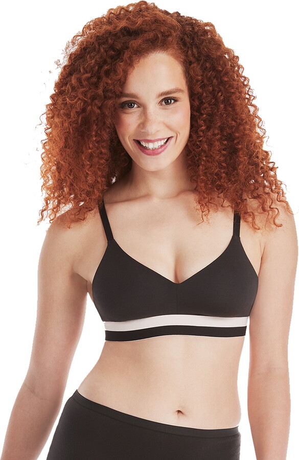 Hanes Womens Wireless Bra, Natural Lift Modal Full-Coverage Bra, Sizes S-2X+ (Plus Sizes Available)