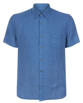 120% Lino Short-Sleeved Linen Shirt