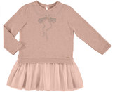 Thumbnail for your product : Mayoral Plush Tulle-Skirt Dress, Size 3-7