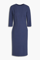 Thumbnail for your product : Piazza Sempione Pinstriped twill dress