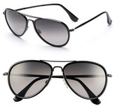 Thumbnail for your product : Maui Jim Men's 'Honomanu' 57Mm Polarizedplus2 Sunglasses - Gloss Black
