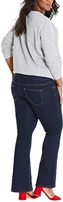Simply Be SimplyBe Dark-Indigo Maternity Jeans Over Bump for Women Erin Bootcut Pregnancy Jeggings (UK Waist Size 16 Leg Length 29 Inches 74 cm)