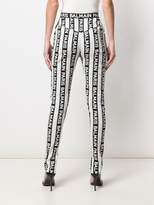 Thumbnail for your product : Balmain striped logo trousers