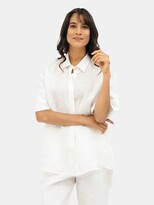 Thumbnail for your product : 1 People Seville Linen Short Sleeves Shirt - White