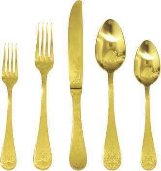 Mepra CASABLANCA 5 Pcs Place Setting Oro Gold