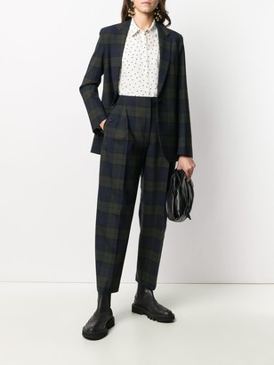Paul Smith Check Print Tapered Trousers