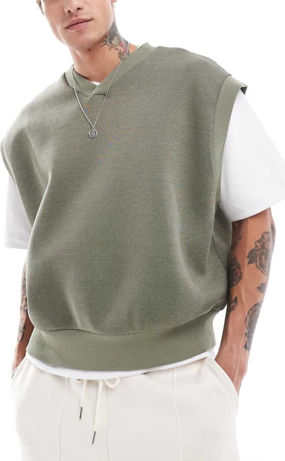 V Neck Sleeveless Jumper Asos ASOS Design V Neck Tank Top Sweater