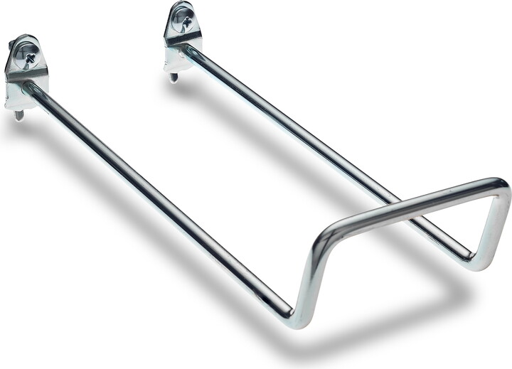 Triton Products 8-inch Double Closed Loop Steel Pegboard Hook, 30-Degree Bend, 5pk
